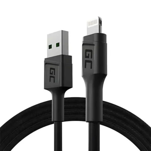 Green Cell GC PowerStream KABGC21 / Datový kabel / USB-A - Lightning / Rychlonabíjení Apple 2.4 A / 1,2 m (KABGC21)