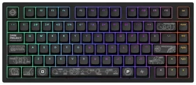 Dark Project ALU81A Terra Nova Wireless černá / herní klávesnice / mehanická / spínače g3ms Moonstone / RGB / BT 2.4GH (DPKB_NOVA_81_ANSI_BLACK)