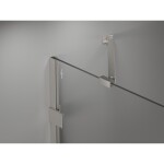 MEXEN/S - Lunar sprchové dveře křídlové pravé 75 cm, transparent, nikl kartáčovaný 834-075-000-97-00-P