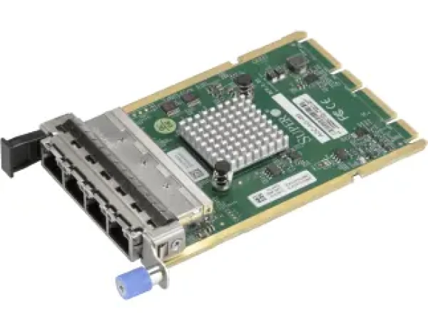 Supermicro AOC-AG-I4M / Síťová karta / 4x GbE / Intel i350-AM4 / AIOM / iSCSI boot (AOC-AG-I4M-O)