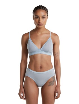 Dámská merino podprsenka ICEBREAKER Wmns Siren Bra, Zinc Blue velikost: S