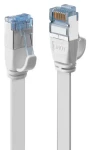 Lindy Flachband bílá / Patch kabel / Cat6a U/FTP / plochý / 2 m (47542)