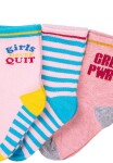 Ponožky dívčí 3pack, Minoti, KG SOCK 28, holka - 110/116 | 5/6let