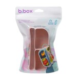 B.box 1413 Silikonový bento organizér do středního boxu - růžový