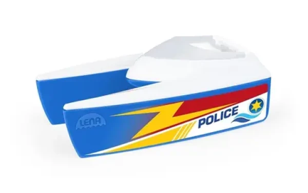Lena Loď katamarán policie modro-bílá