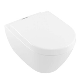 VILLEROY & BOCH - Subway 2.0 Závěsné WC, hluboké splachování, Aquareduct, DirectFlush, s CeramicPlus, alpská bílá 5614A1R1