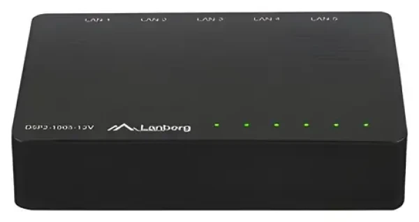 Lanberg DSP2-1005-12V / Switch / 5x RJ-45 / 1 Gbps / unmanaged (DSP2-1005-12V)