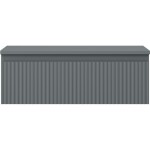 MEXEN/S - Rivel koupelnová skříňka pod umyvadlo 70 cm s deskou, 1 šuplík, reliéf , grafit mat 91A20-07023-1-BFC66