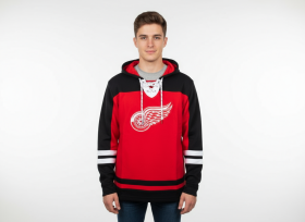 Outerstuff Dětská Mikina Detroit Red Wings Ageless Revisited Home Po Hoodie Velikost: Dětské let)