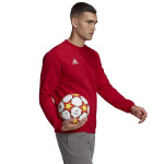 Pánská mikina Entrada 22 HB0577 červená - Adidas červená XXL