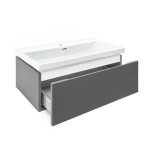 Koupelnová skříňka s umyvadlem SAT Feel 80x30x44,8 cm antracit mat SATFEEL80ANTU4 SATFEEL80ANTU4