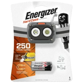 Energizer Hard Case Pro LED 250lm / čelová svítilna / Dosvit: až 60 metrů / 3xAAA (7638900388671)