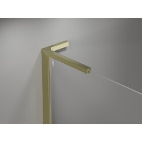 MEXEN/S - Mist L sprchové dveře křídlové 110, transparent, zlatá 8A4L-110-000-50-00