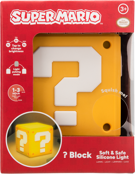 Super Mario světlo SquishyGlo Question blok - EPEE