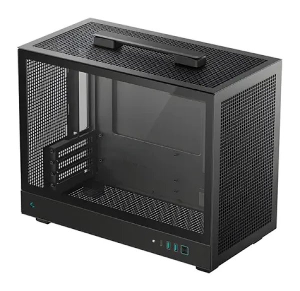 Deepcool CH160 PLUS černá / Počítačová skříň / Mini Tower / mATX / Temperované sklo (R-CH160-BKNGM0-G)
