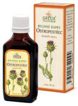 Grešík Bylinné kapky Ostropestřec 50ml