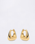 Maria Black Tote Huggie Gold PAIR Gold