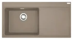 FRANKE Fragranitový dřez MTG 611/2 kašmír / 100x52 cm / pravý / horní montáž / Easy Click (114.0504.120)