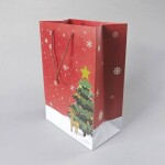 Dortisimo Vánoční dárková taška červená (35 x 24 x 14 cm)