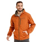 Bushman Pánská oboustranná bunda Aerial II, tmavá khaki XXXXL