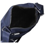 Trendy dámská nylonová crossbody kabelka Nomia, tmavě modrá