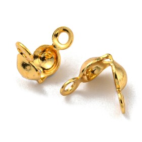 Bižuterní kalota - různá provedení - 8 x 4 mm - 10 ks Barva: Zlatá
