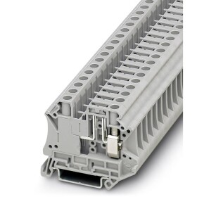 Phoenix Contact UT 6-TG 3046485 oddělovací svorka Pólů: 2 0.2 mm² 10 mm² šedá 50 ks