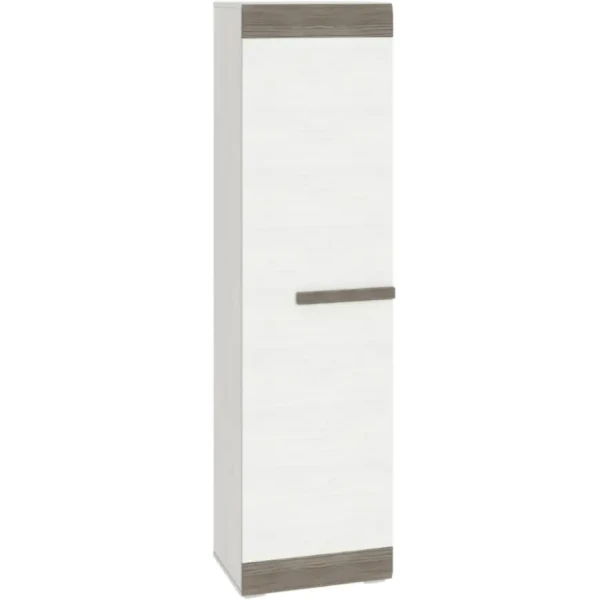 Skříň Blanco 55x202x42 cm, borovice sněžná / new grey