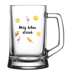 Personalizovaná pivní sklenice s letním mixem