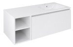 SAPHO - LOREA skříňka 120x46x51,5cm (30P+90cm), pravá, bílá mat LE090-3131-R-04