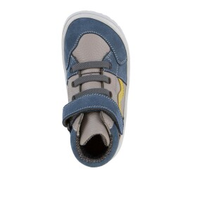 Dětské celoroční kotníkové barefoot boty TEX GO GREY/BLUE Froddo G3110265 - 35