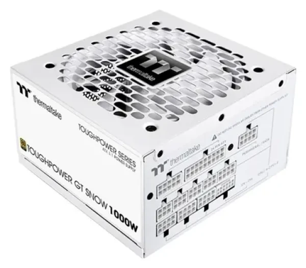 Thermaltake Toughpower GT Snow 1000W bílá / Zdroj / ATX 3.1 / aktivní PFC / 80 PLUS Gold / modulární (PS-TPT-1000FNFAGE-W)