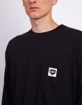 Tričko Carhartt WIP L/S Pocket Heart T-Shirt Black/Black