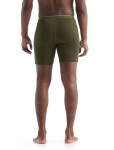 Pánské merino boxerky ICEBREAKER Mens Anatomica Long Boxers, Loden velikost: S
