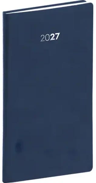NOTIQUE Balakon 2027 tmavě modrý / Kapesní diář / 9 x 15,5 cm / týdenní