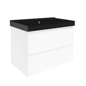 Koupelnová skříňka s umyvadlem SAT B-Way 79x50x45 cm bílá lesk BWAY280WU1B BWAY280WU1B