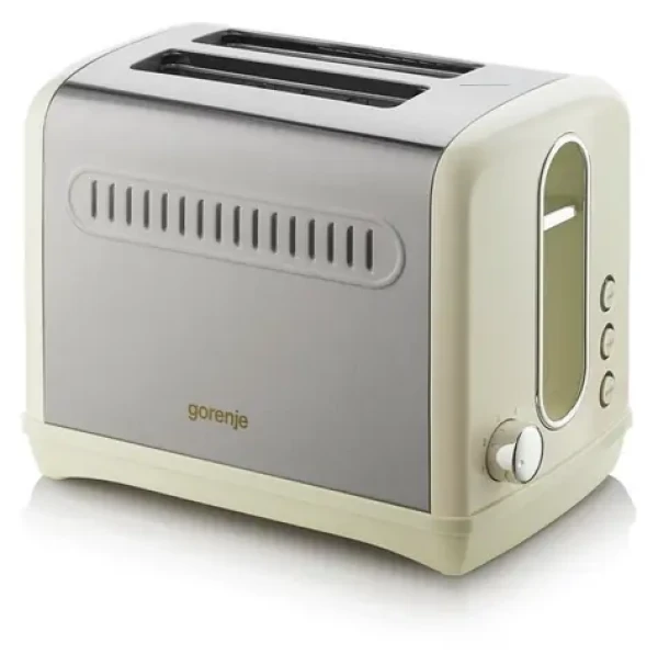 Gorenje T1100CLI béžová / Topinkovač / 1100 W / 2 plátky / 6 úrovní opékání (T1100CLI)