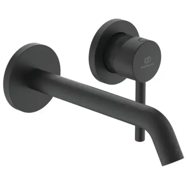 Ideal Standard CeraLine - Umyvadlová baterie pod omítku | 2-otvorová instalace | černá (A6938XG)