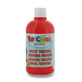 Toy Color Temperová barva Ready Tempera 500ml - červená