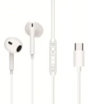 Conceptronic USB-C sluchátka do uší bílá / Sluchátka / S mikrofonem / 16 Ohm / 1,2 m (BRENDAN02W)