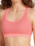 Dámská merino podprsenka ICEBREAKER Wmns 125 ZoneKnit Racerback Bra, Acid Pink velikost: XS