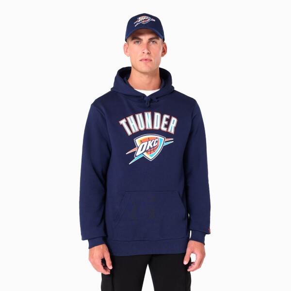 New Era Pánská mikina Oklahoma City Thunder NBA Team Logo Hoodie Sweatshirt Velikost: 2XL