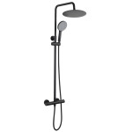 REA - Sprchová sada bez výtoku s termostatem Lungo Black REA-P6733