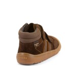 Dětské celoroční kotníkové barefoot boty F-MOTION TEX DARK BROWN Froddo G3110285-3 - 34