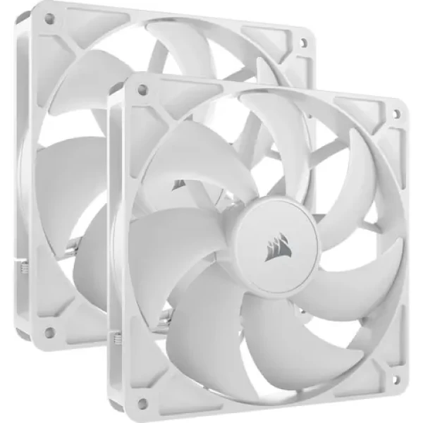 Corsair RS140 PWM 2ks bílá / 140mm / Magnetic Dome Bearing / 330-1700 RPM / 95.5 CFM / 4-Pin (CO-9050195-WW)
