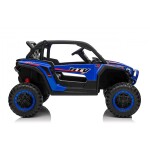 Mamido Elektrické autíčko Buggy UTV KCK 4x4 modré 24V | 800W | 50 kg | EVA | LED | 2,4Ghz | ECO kůže