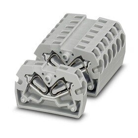 Phoenix Contact 3249062 průchodková svorka 5.2 mm pružinová svorka šedá 50 ks