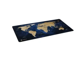 Natec World modrá / Podložka pod myš a klávesnici / 800 x 400 mm / voděodolná / protiskluzová (NPO-2243)