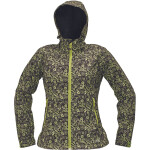 CRV YOWIE print Dámská softshellová bunda zelená S 0301038887001