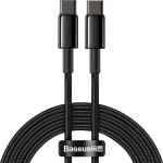 Baseus CATWJ-A01 Kabel USB-C (M) - USB-C (M) 2 m černá / 100W (CATWJ-A01)